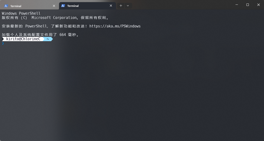 不加载 profile.ps1 : 664ms 不加载 profile.ps1 : 664ms