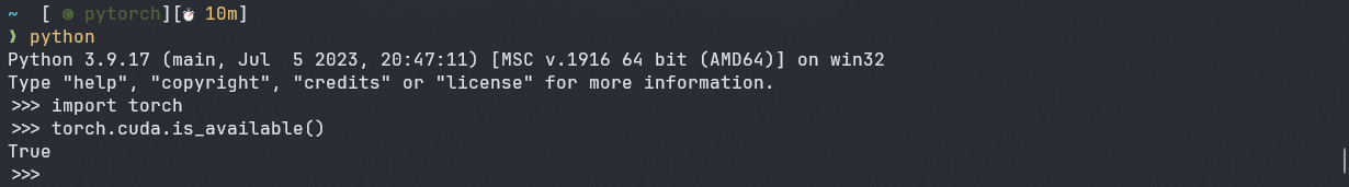 安装结果 安装结果